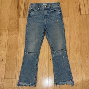 MOTHER - The Insider Crop Step Chew - Drinking By The Pool